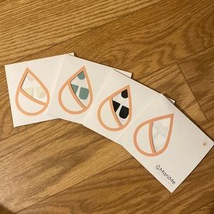 4 Sets of Mani-Me Nail Stickers